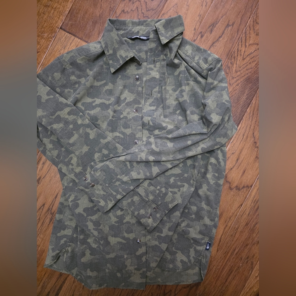 The North Face Olive Camouflage Shirt